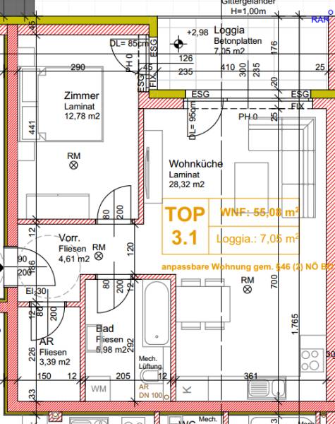 Sale One bedroom apartment, One bedroom apartment, Münichsthal, Wien 2