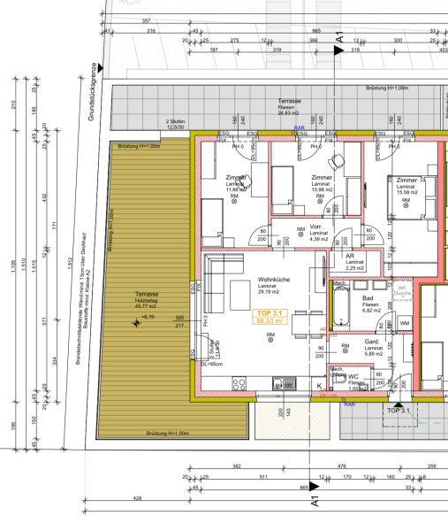 Sale Three bedroom apartment, Three bedroom apartment, Gänserndorf, Au